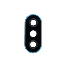Скло камери для Xiaomi Mi A2 Lite в рамці (Blue) (Original)