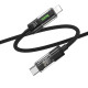 Кабель Hoco U116 Type-C – Lightning (1.2 м · 27W · 3A) (Black)
