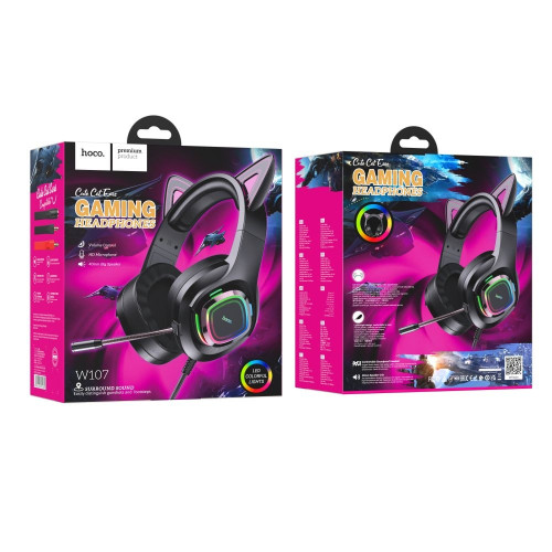 Наушники Hoco W107 PC (Pink)