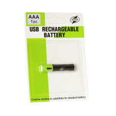 Акумуляторна батарейка ZNTER AAA 1.5V (microUSB)