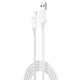 Кабель XO NB235 Zebra series Braided USB-A – Lightning (1 м · 12W · 2.4A) (White)