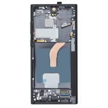 Дисплей для Samsung S908 Galaxy S22 Ultra з тачскріном в рамці (Black) (Original Refurbished)