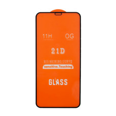 Защитное стекло в тех упаковке для Apple iPhone Xs Max (Full Glue) (0.3 мм, 2.5D) (Black)