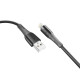 Кабель Ridea RC-M133 Spring USB-A – Lightning (1 м · 12W · 2.4A) (Black)