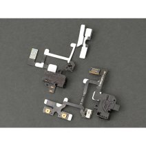 Шлейф для Apple iPhone 4 з кнопками гучності та роз'ємом навушників (Black) (Original PRC)