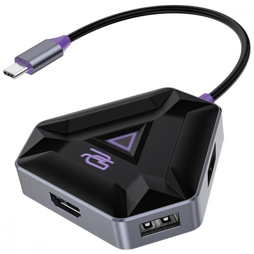 USB-хаб Proove Gaming Spectre Type-C (2xUSB 3.0 · Type-C · PD 100W · HDMI) (Dark Gray)