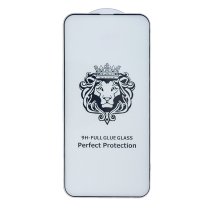 Защитное стекло Lion для Apple iPhone 14 Plus (Full Glue) (0.3 мм, 2.5D) (Black)