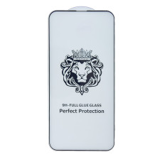 Защитное стекло Lion для Apple iPhone 14 Plus (Full Glue) (0.3 мм, 2.5D) (Black)