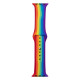 Ремешок для Apple Watch 42/44/45/49 мм Band Silicone (Rainbow)