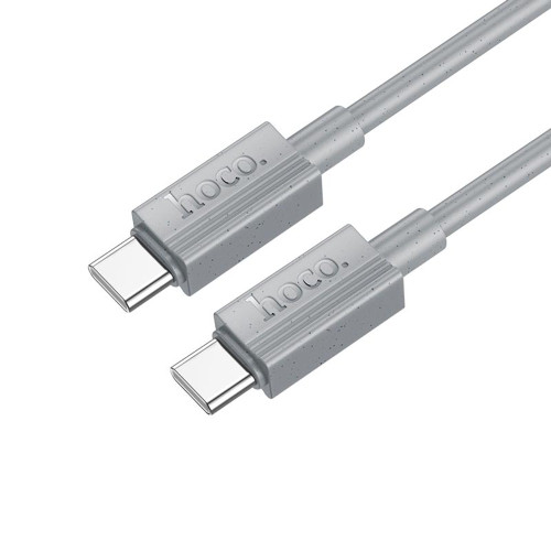 Кабель Hoco X107 Type-C – Type-C (1 м · 60W · 3A) (Gray)