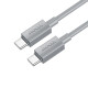 Кабель Hoco X107 Type-C – Type-C (1 м · 60W · 3A) (Gray)