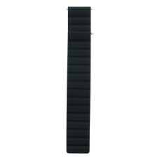 Ремінець універсальний 20 мм Silicone Link Magnetic для Amazfit, Samsung, Huawei (Black)
