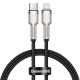 Кабель Baseus Cafule Metal Type-C – Lightning (0.25 м · 20W · 2.4A) (CATLJK-01) (Black)
