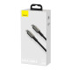 Кабель Baseus Tungsten Gold Type-C – Type-C (1 м · 100W · 5A) (Black)