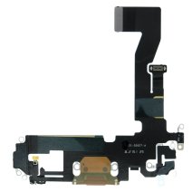 Шлейф для Apple iPhone 12 Pro з роз'ємом зарядки (Gold) (Original)
