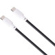 Кабель Gelius Full Silicon Type-C to Type-C 60W 1.2м (GP-UCN001CC) black white