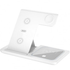 Бездротовий зарядний пристрій XO WX023 3в1 (15W) (White)
