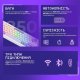Клавіатура бездротова Proove Gaming Coupe з українською розкладкою (Black/Purple)