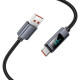 Кабель Hoco X112 USB-A – Type-C з дисплеєм (1 м · 15W · 3A) (Black)