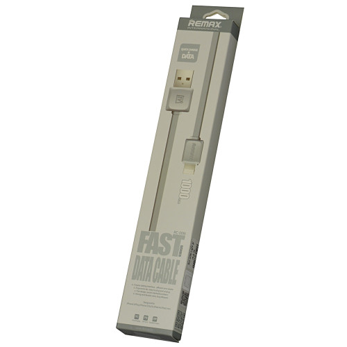 Кабель Remax RC-008i USB-A – Lightning (1 м · 10.5W · 2.1A) (Gray)