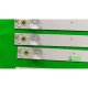Пряма підсвітка для телевізора 55″ JL.D55051330-324BS-M (1 планка 540 мм, 5 LED, лінза 17 мм, 3 В)