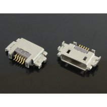 Роз'єм зарядки для Sony LT26i Xperia S 5 pin (6 кріплень) (контакти посередині) (Micro USB) без шлейфа