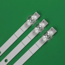 Пряма підсвітка для телевізора Hisense 40″ JL.D40061330-003BS-M (3 планки по 718 мм, 6 LED, лінза 17 мм, 3 В)