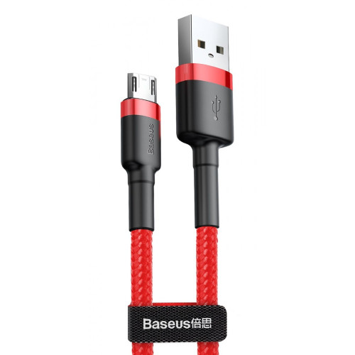Кабель Baseus Cafule USB-A – Micro-USB (2 м · 7.5W · 1.5A) (CAMKLF-C09) (Red)
