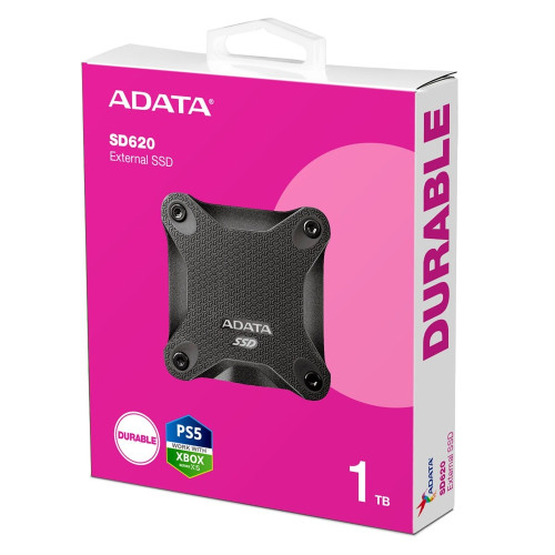 Зовнішній SSD-накопичувач ADATA SD620 1TB USB 3.2 (Black)