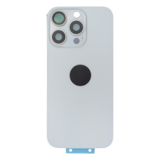 Задня кришка для Apple iPhone 16 Pro (White) (Original PRC) зі склом камери