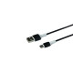 Кабель Borofone BX84 USB-A – Micro-USB (1 м · 12W · 2.4A) (Black)