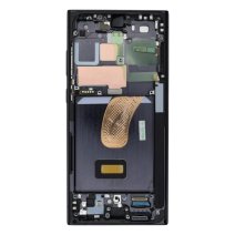 Дисплей для Samsung S918 Galaxy S23 Ultra с тачскрином в рамке (Black) (Original Assembled)
