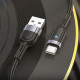 Кабель Hoco U117 USB-A – Type-C (1.2 м · 12W · 2.4A) (Black)
