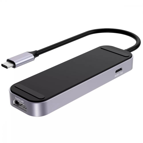 USB-хаб Proove Shadow Type-C (2xUSB 3.0 · Type-C · PD 100W · HDMI) (Dark Gray)