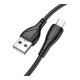 Кабель Borofone BX121 USB-A – Micro-USB (1 м · 2.4A) (Black)