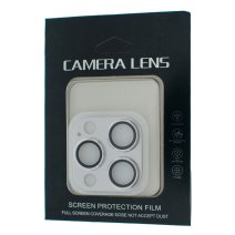 Защитное стекло камеры KRONOS для Apple iPhone 14 Pro (Full Protect) (Silver)