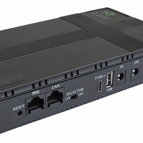 Бесперебойный блок питания Mini DC UPS DCSL1018PC 18W (20000 mAh) (Black)