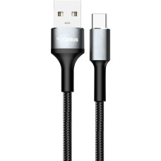 Кабель Gelius Cafule USB-A to Type-C 3A 1.2м (GP-UCN002C) black
