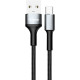 Кабель Gelius Cafule USB-A to Type-C 3A 1.2м (GP-UCN002C) black