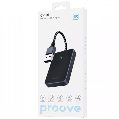 Бездротовий адаптер CarPlay Proove CP-01 (Black)