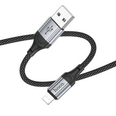 Кабель Hoco X102 USB-A – Lightning (1 м · 12W · 2.4A) (Black)