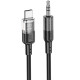 Аудиокабель AUX Hoco UPA27 Type-C – 3.5 мм (1.2 м) (Black)