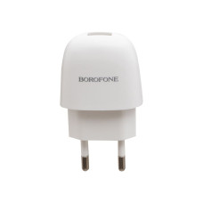 Мережевий зарядний пристрій Borofone BA49A USB-A (10.5W · 2.1A) (White)