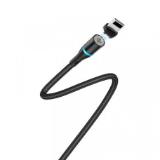 Кабель Borofone BU16 Skill Magnetic USB-A – Lightning (1.2 м · 12W · 2.4A) (Black)