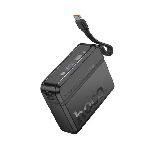 Повербанк Hoco Q38 20W с кабелем C-L (10000 mAh) (Black)