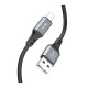 Кабель Hoco X92 USB-A – Micro-USB (3 м · 12W · 2.4A) (Black)