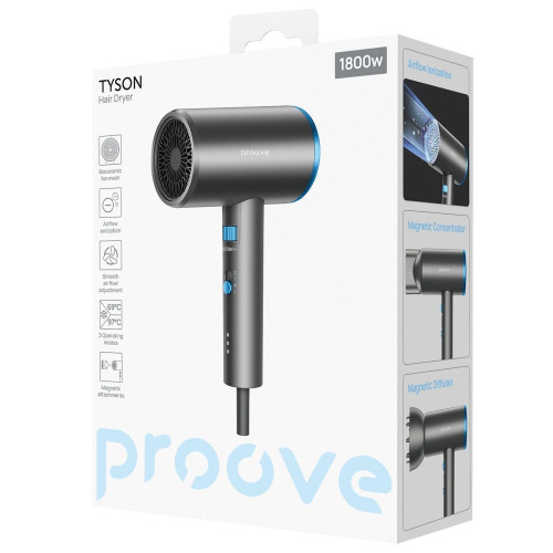 Фен Proove Tyson 1800W (Gray)