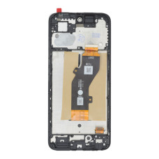Дисплей для Infinix Hot 50i з тачскріном в рамці (Black) (Original Used) (ver. FPC)