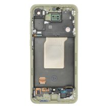 Дисплей для Samsung A556 Galaxy A55 (5G) (2024) з тачскріном в рамці (Yellow) (Original Assembled)