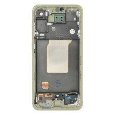 Дисплей для Samsung A556 Galaxy A55 (5G) (2024) з тачскріном в рамці (Yellow) (Original Assembled)